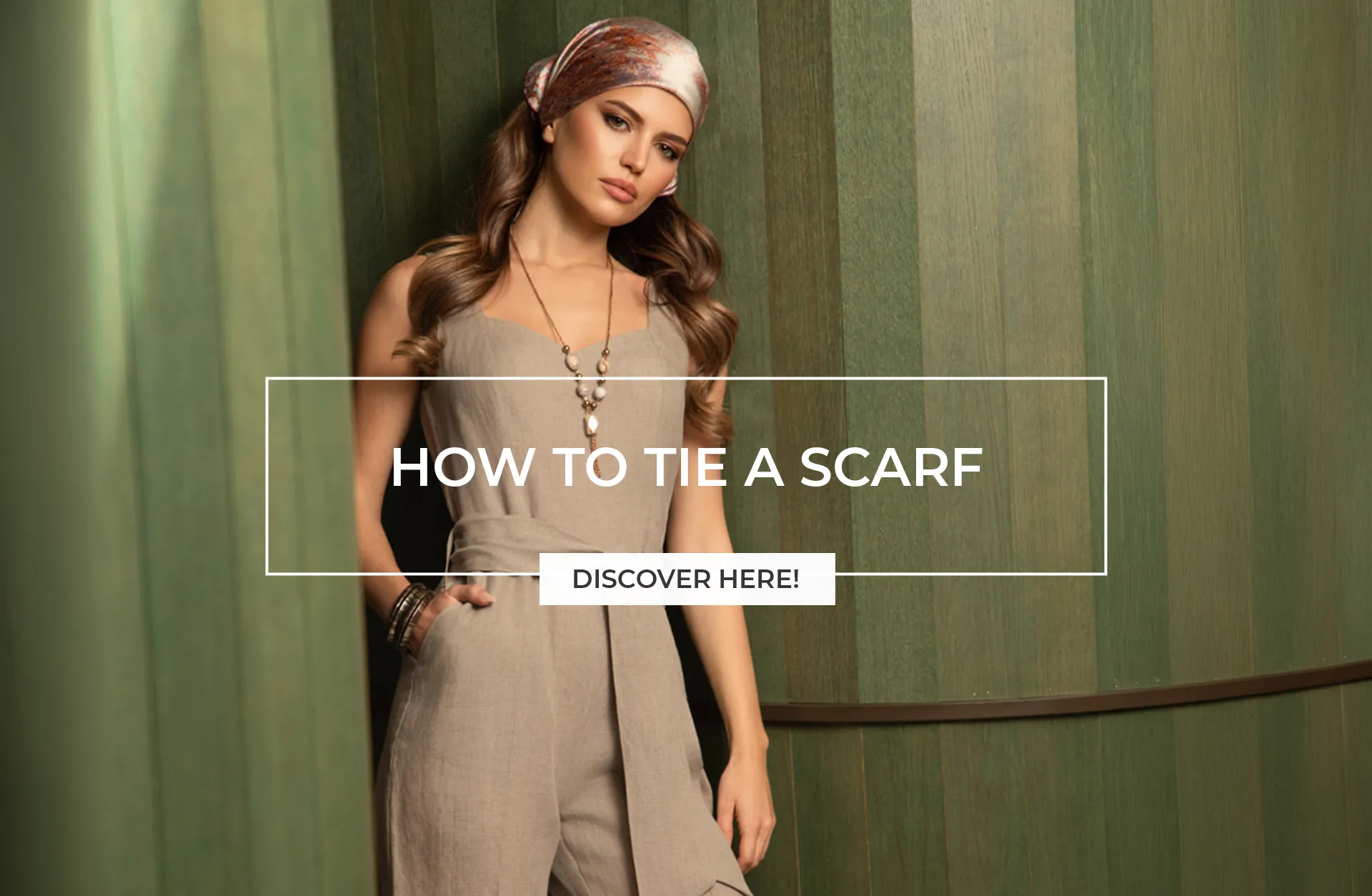 Different ways to tie a scarf