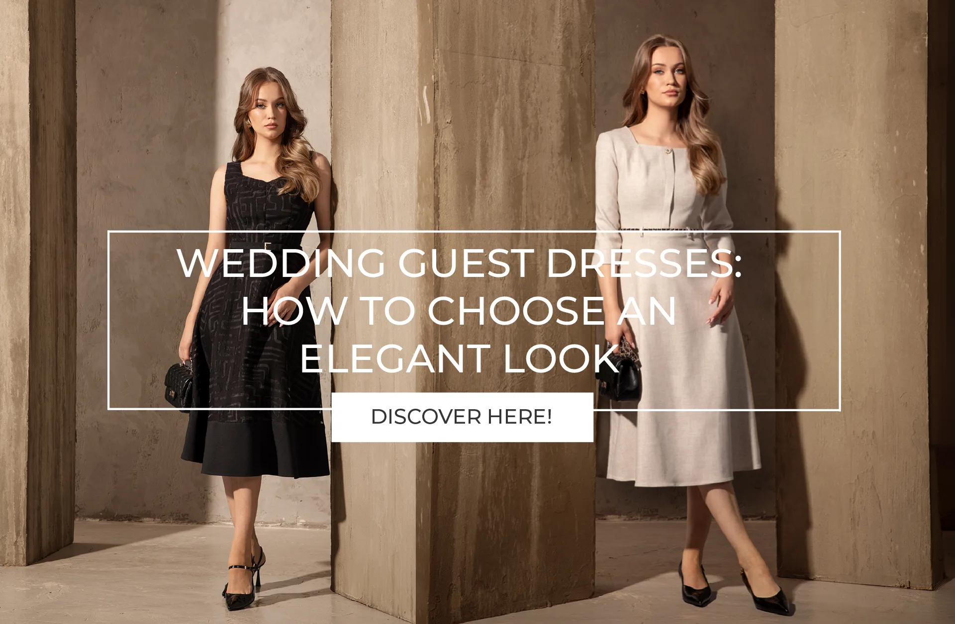Elegant wedding guest dress for a stylish occasion look