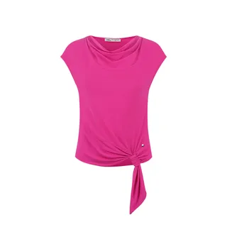Tricou cu decolteu grecesc, in culoare fuchsia | Tricouri