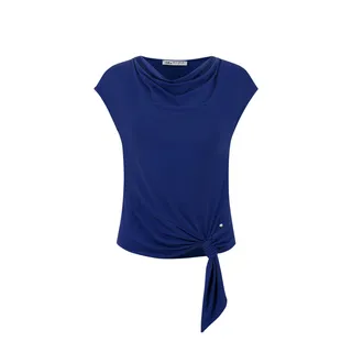Tricou fucsia cu decolteu în V | Tricouri