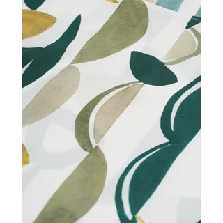Bluza de primavara din vascoza, cu maneci 3/4 si decolteu rotund, cu motiv stilizat | Bluze si Camasi | Dikastore.ro - 2 Bluza de primavara din vascoza, cu maneci 3/4 si decolteu rotund, cu motiv stilizat | Bluze si Camasi - 2