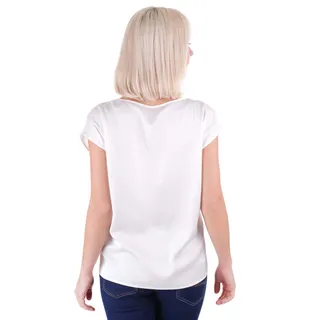Bluză de vară lejeră, cu mâneci scurte și decolteu în V | Bluze si Camasi | Dikastore.ro - 4 Bluză de vară lejeră, cu mâneci scurte și decolteu în V | Bluze si Camasi - 4