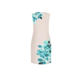 Rochie office bej cu imprimeu elegant poziționat | Rochii si Salopete | Dikastore.ro - 1 Rochie office bej cu imprimeu elegant poziționat | Rochii si Salopete - 1
