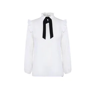 Bluza cu panglica contrastanta | 
