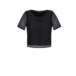 Blouse with geometric lace | | Dika.rs Blouse with geometric lace |