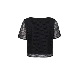 Blouse with geometric lace | | Dika.rs - 1 Blouse with geometric lace | - 1