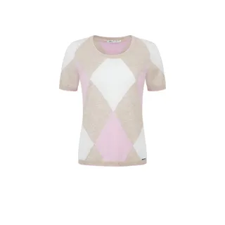 Cotton sweater with short sleeves | Casual