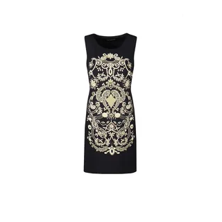 Dress with a positioned print | Dresses