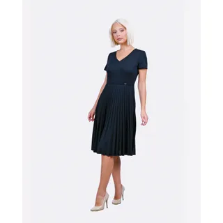 Dress with pleated bottom |  - 5