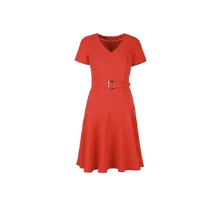 Dress with V-neckline | 