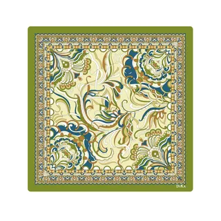 Fichu scarf with stylized motif | Scarfs and Scrunchie