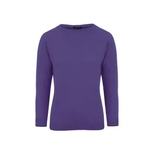 Fine knit long-sleeved top | 