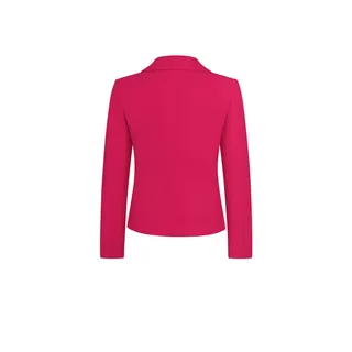 Sacou la un singur rand de culoare fuchsia, cu rever si detaliu in talie | Sacouri | Dikastore.ro - 1 Sacou la un singur rand de culoare fuchsia, cu rever si detaliu in talie | Sacouri - 1