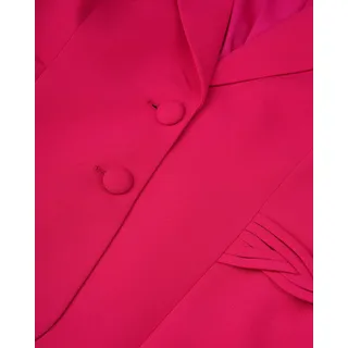 Sacou la un singur rand de culoare fuchsia, cu rever si detaliu in talie | Sacouri | Dikastore.ro - 2 Sacou la un singur rand de culoare fuchsia, cu rever si detaliu in talie | Sacouri - 2