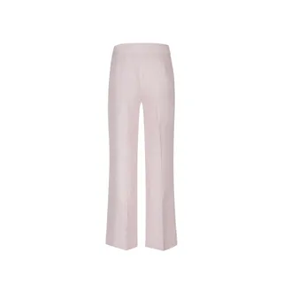 High-waisted straight linen trousers | Casual - 1