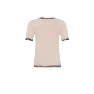 Bluză din jerseu cu detalii contrastante | Casual | Dikastore.ro - 1 Bluză din jerseu cu detalii contrastante | Casual - 1