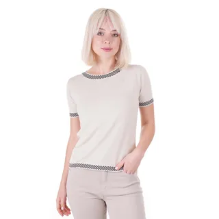 Bluză din jerseu cu detalii contrastante | Casual | Dikastore.ro - 5 Bluză din jerseu cu detalii contrastante | Casual - 5