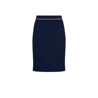 Jersey skirt with a contrast band | Skirts and Shorts