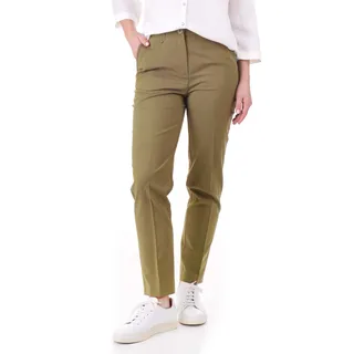 Khaki trousers with a crease, tapered leg, and Italian pocket | Trousers and Leggings - 3