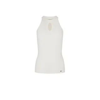 Knit top with teardrop opening | Knitwear