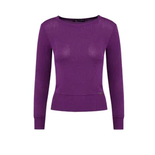Lurex fine knit top | 