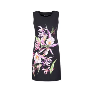 Positioned print dress | 