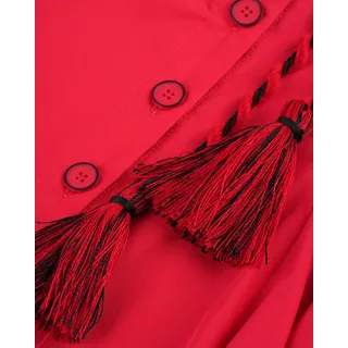 Rochie roșie de vară din bumbac cu bretele | Rochii si Salopete | Dikastore.ro - 2 Rochie roșie de vară din bumbac cu bretele | Rochii si Salopete - 2