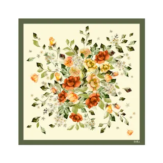 Scarf floral print | | Dikastore.ro - 3 Scarf floral print | - 3