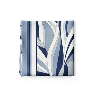 Scarf with stylized leaf motif | | Dika.rs - 2 Scarf with stylized leaf motif | - 2