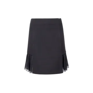 Skirt with pleated chiffon | 