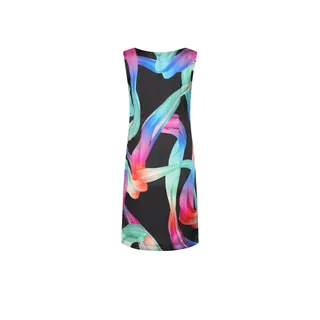 Rochie dreapta cu model irizat | Rochii si Salopete - 1