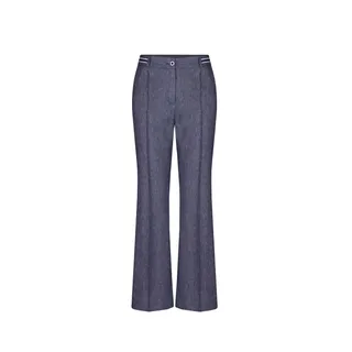 Pantaloni drepti din in si bumbac | 