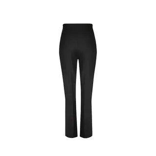 Pantaloni drepți cu talie înaltă tăiată în V | Pantaloni - 1