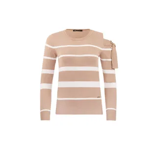 Striped fine-knit sweater | Knitwear