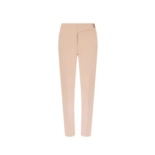 Trousers with asymmetric waistband | Trousers and Leggings