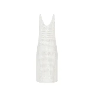 White cotton knitted beach dress | Dresses and Jumpsuits
