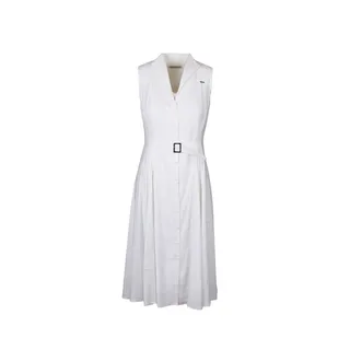 White linen and viscose summer shirt dress | Casual collection