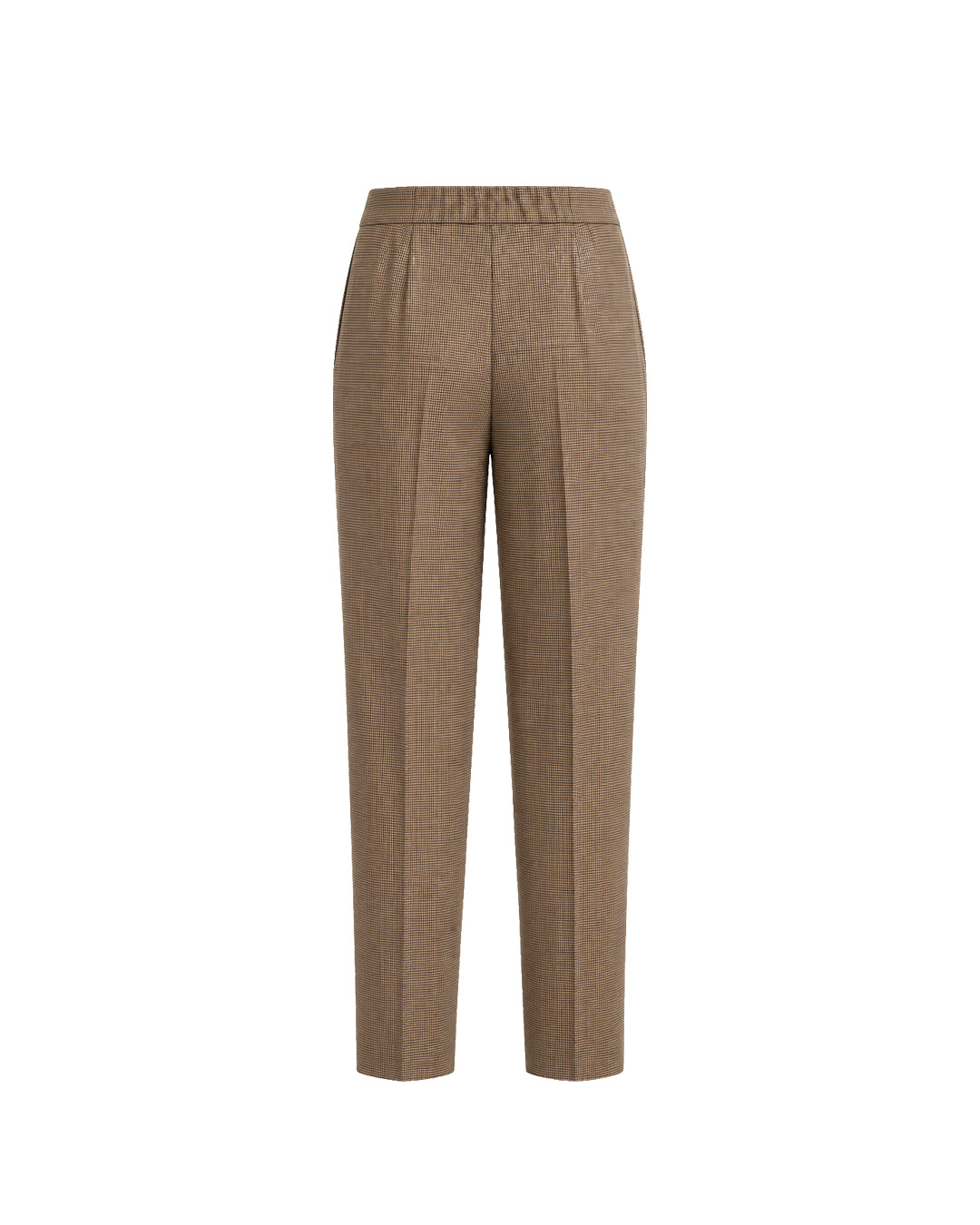 .Checked trousers with a straight silhouette | Trousers - 5