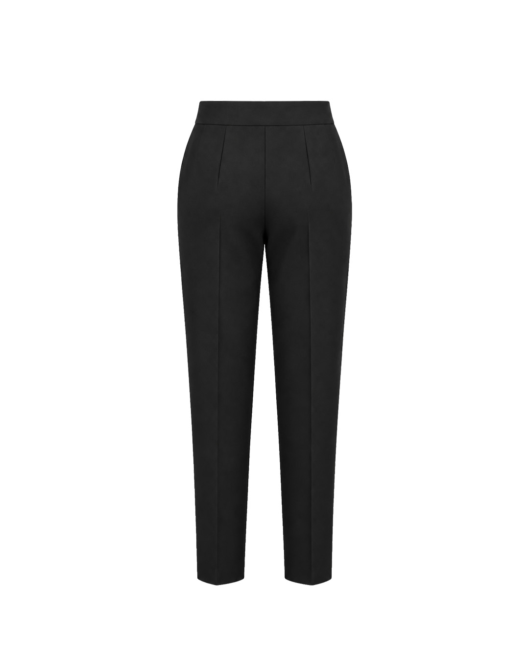 Black trousers with decorative buttons | Trousers - 4