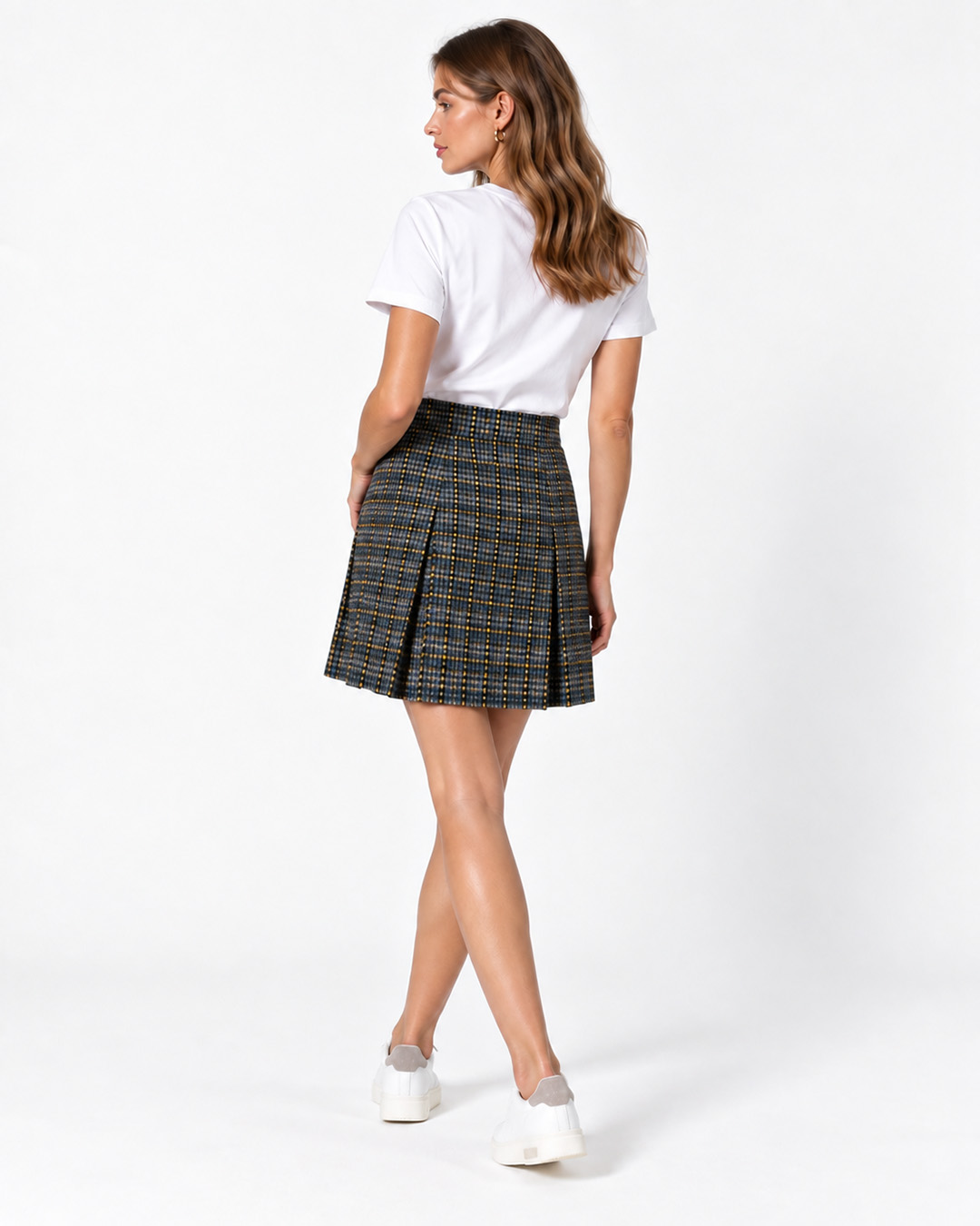 Checked skirt in pure wool | Skirts | Dika.ge - 2 Checked skirt in pure wool | Skirts - 2