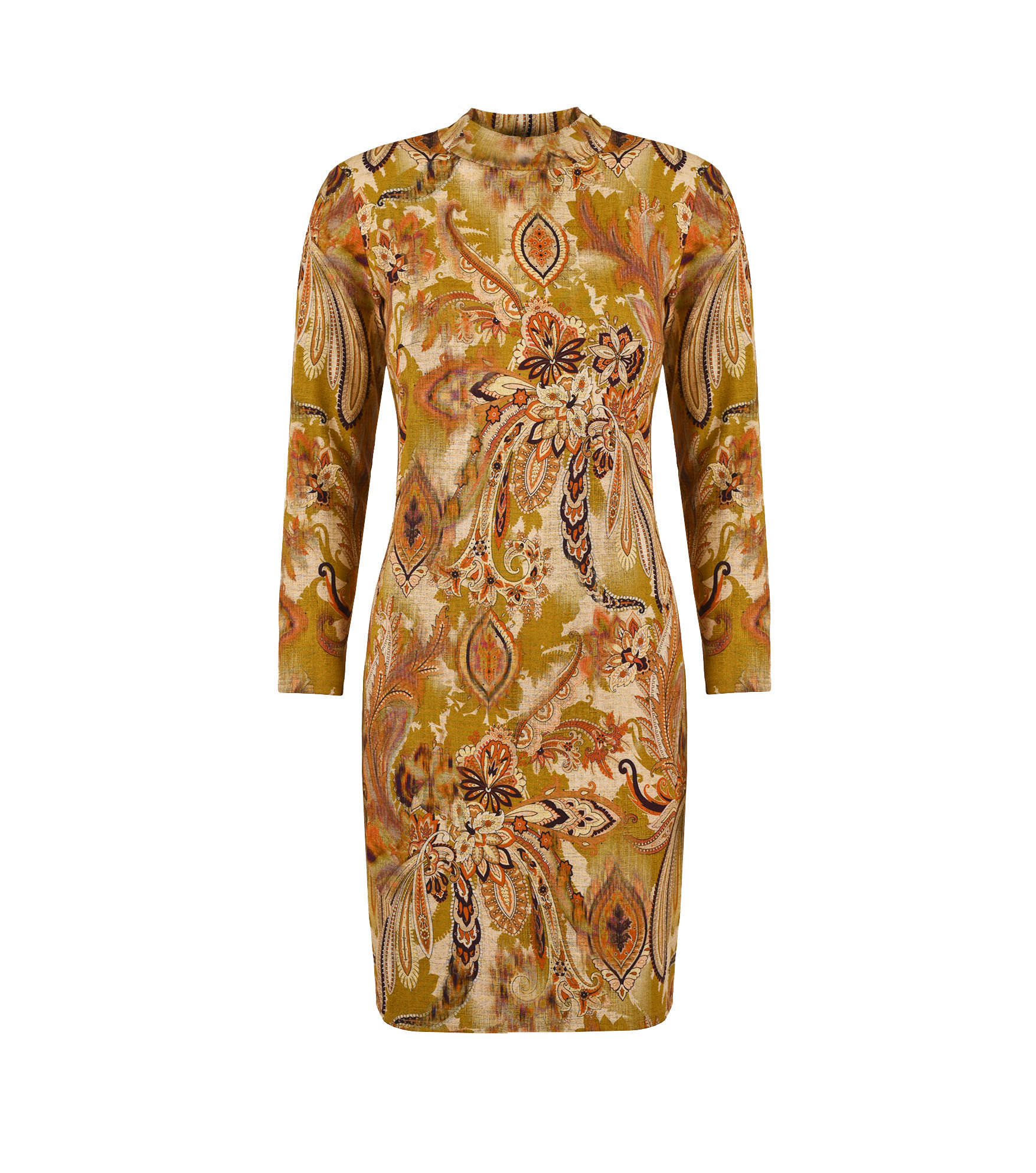 Fitted dress with certified viscose | 