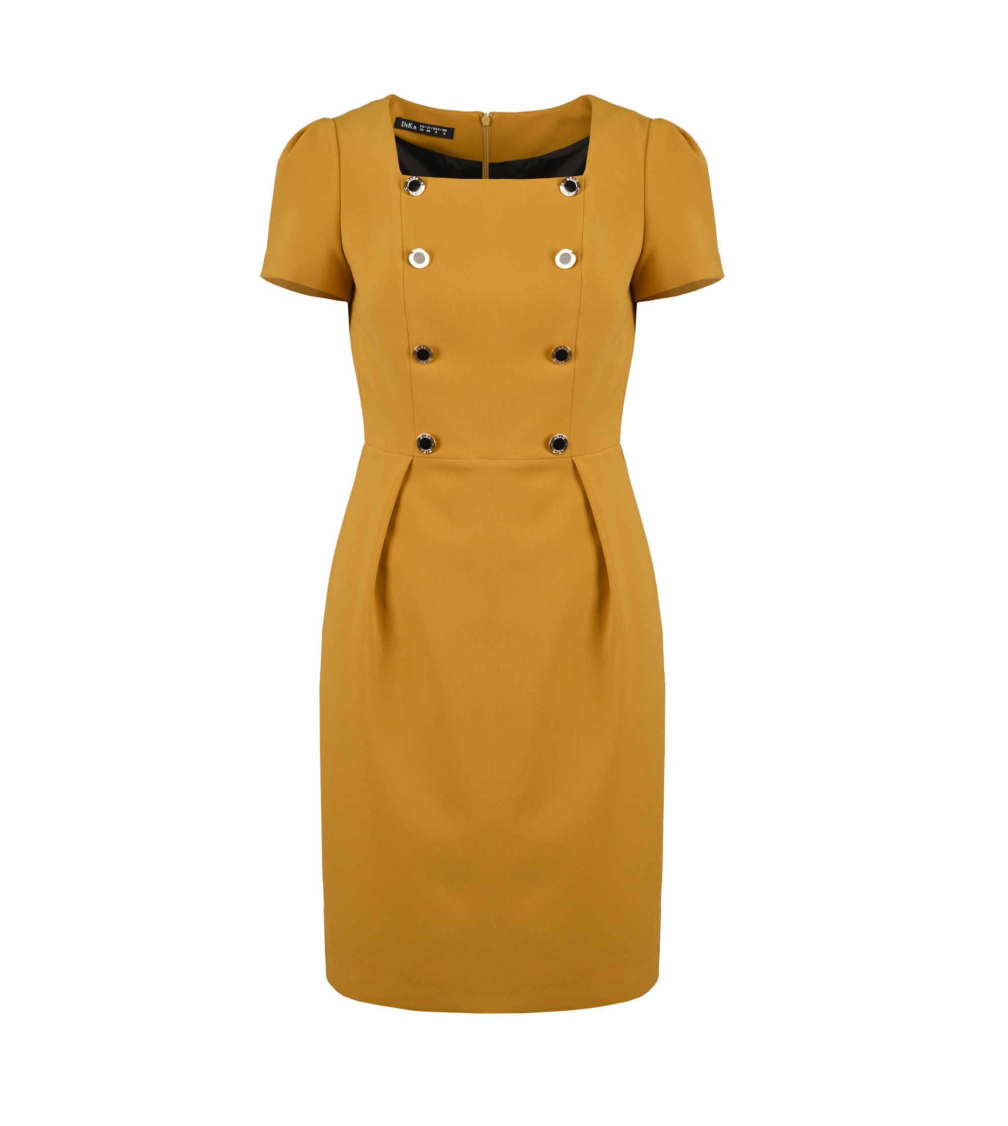 Dress with decorative buttons | 