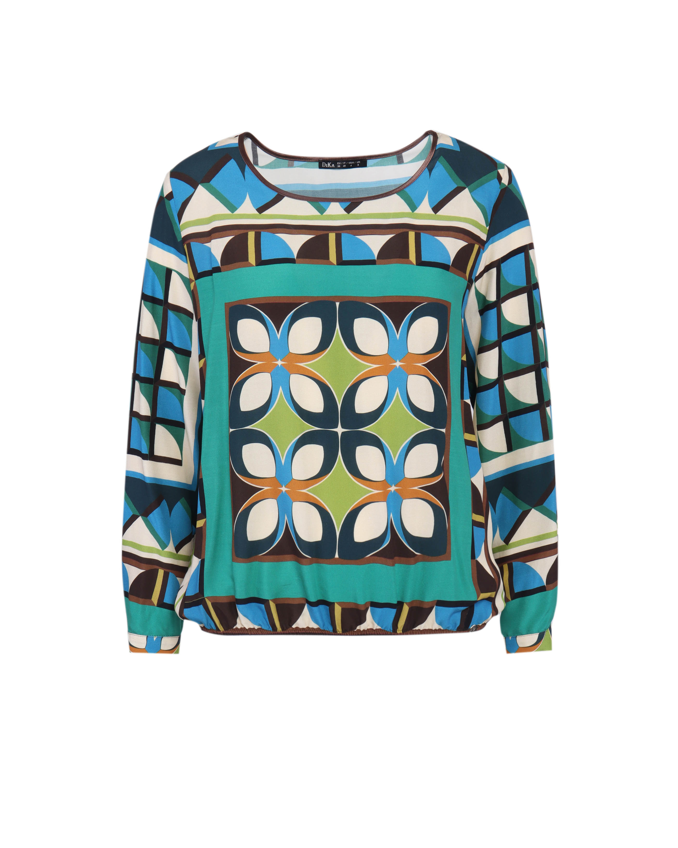Viscose blouse with print | 
