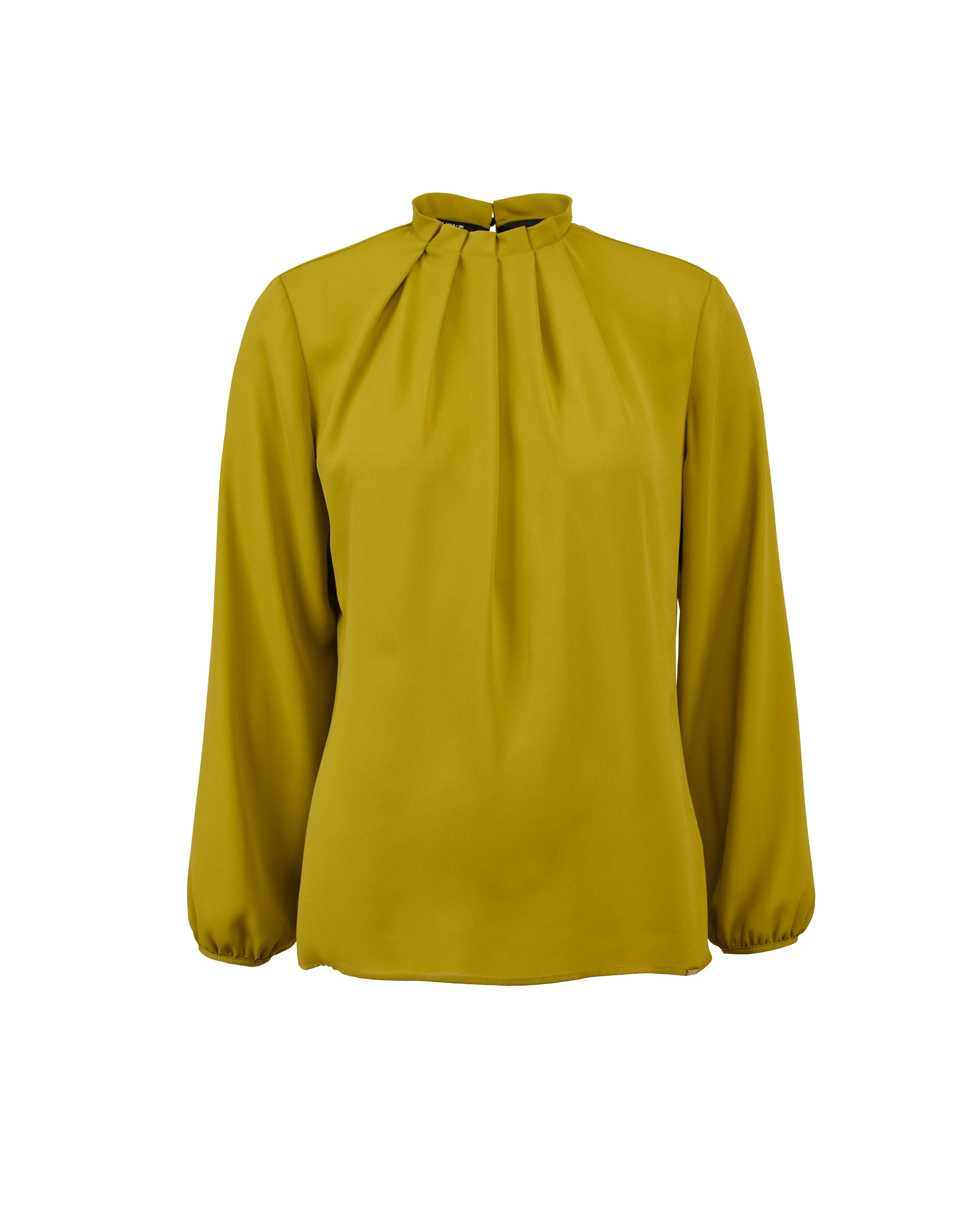 Blouse with pleated set | 