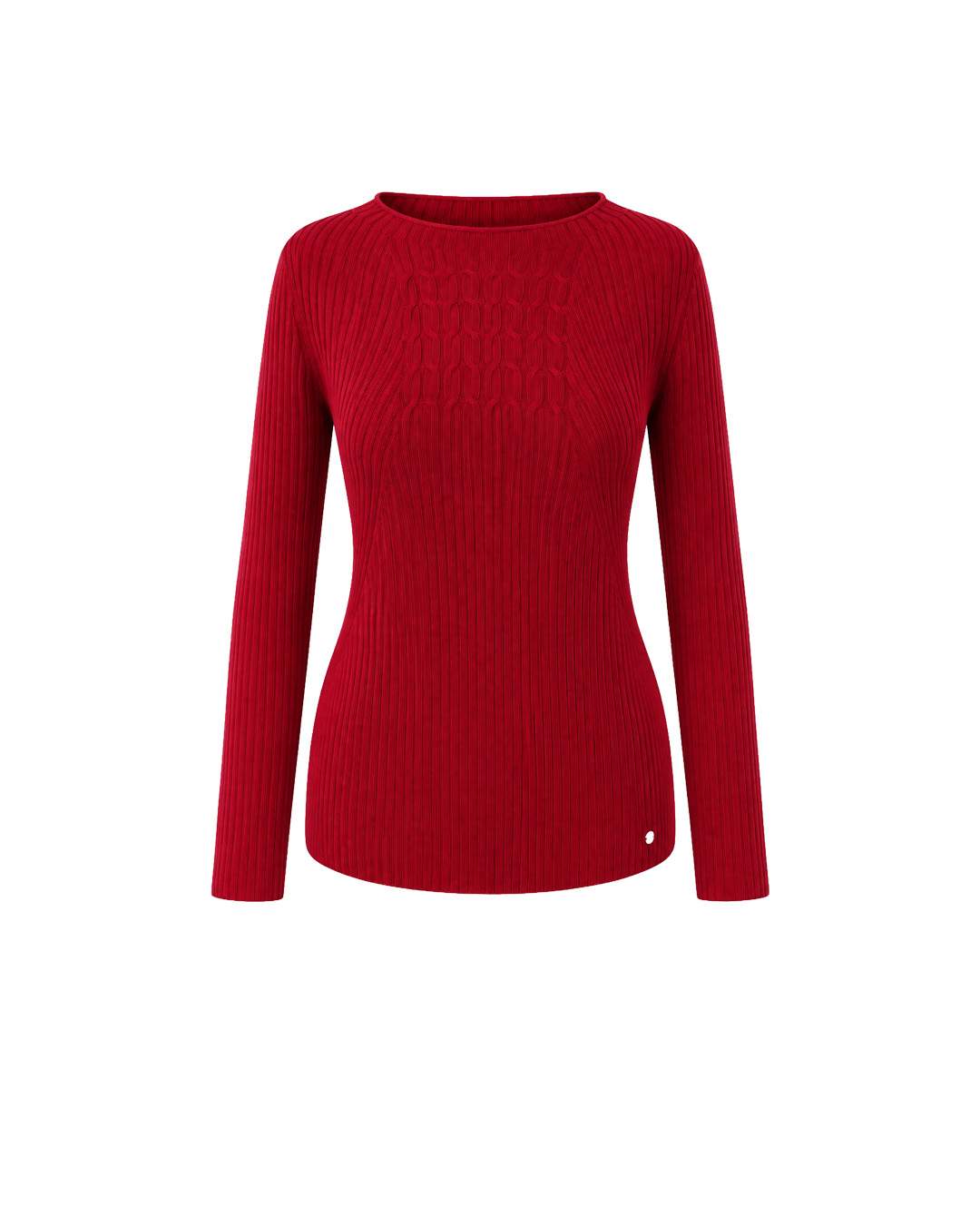 Raspberry long-sleeve sweater | Pullovers