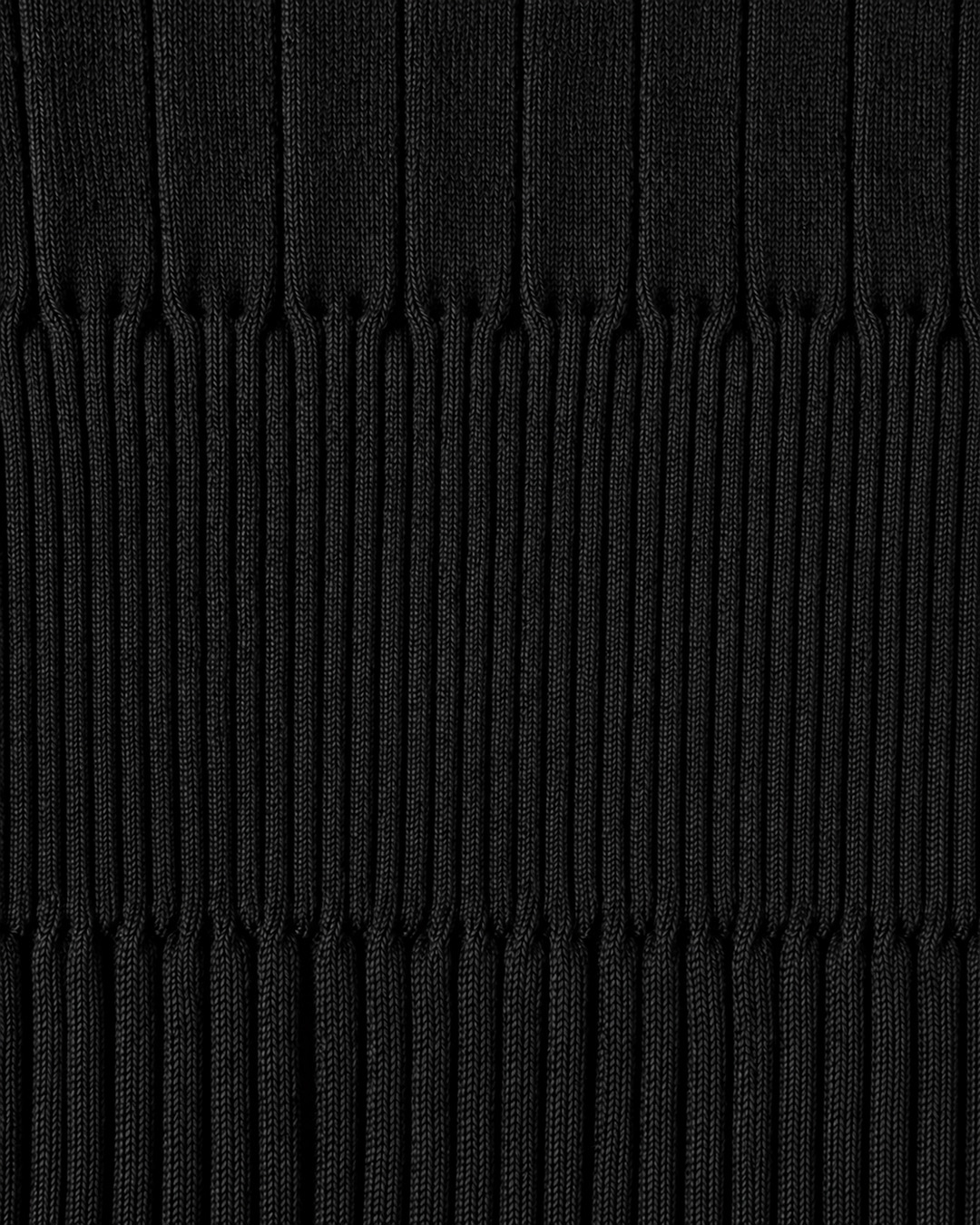 Black wool women’s knitted blouse | Pullovers - 4