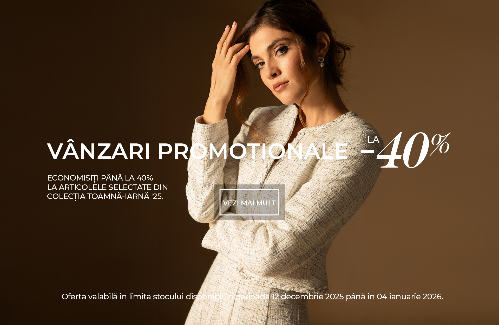 Enjoy up to 40% off selected items Winter Sale up to 40% off