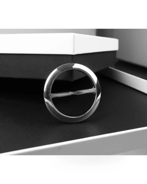 ვერცხლისფერი მეტალის შარფის აქსესუარი | აქსესუარები - 1