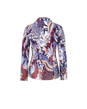 Cotton jacquard jacket, | Jackets and Coats - 1