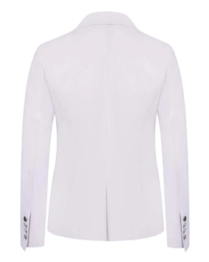 Едноредно сако от рециклиран полиестер и виржинска вълна | Сака и Палта | Outlet DiKa - 1 Едноредно сако от рециклиран полиестер и виржинска вълна | Сака и Палта - 1